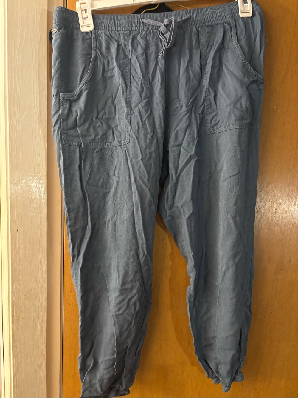 Women’s- O’Neil Casual Drawstring cropped Jogger Pants - Slate Blue